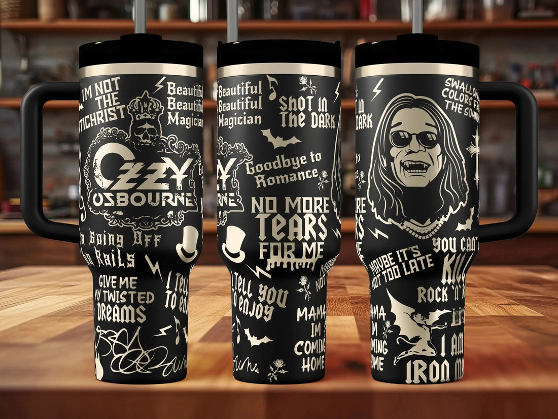 The image is a digital bundle containing four styles of tumblers, including light and dark versions, that are combined into one package.