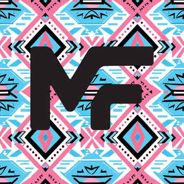 Custom UV Printed Leatherette Sheet – Zara | Pink Blue Aztec Western