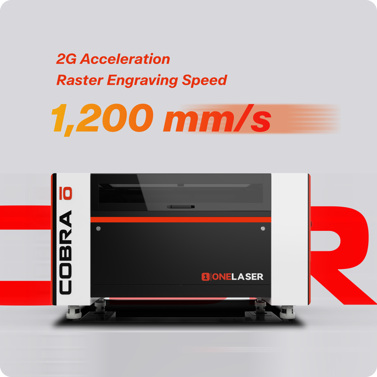 OneLaser Cobra™ 10 - Workshop Essential Laser Engraver/Cutter (100W Glass)