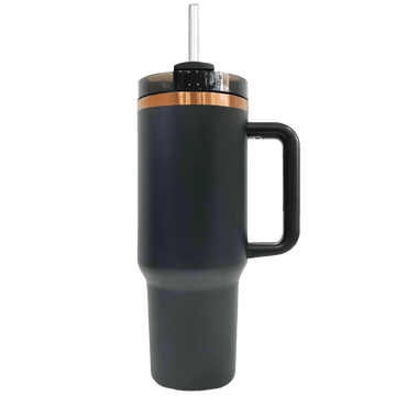 40oz Copper Plated Tumbler - Black