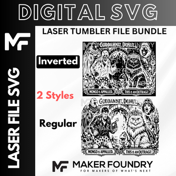 Dungeon Crawler Carl – Tumbler Wrap SVG | Laser Engraving Design