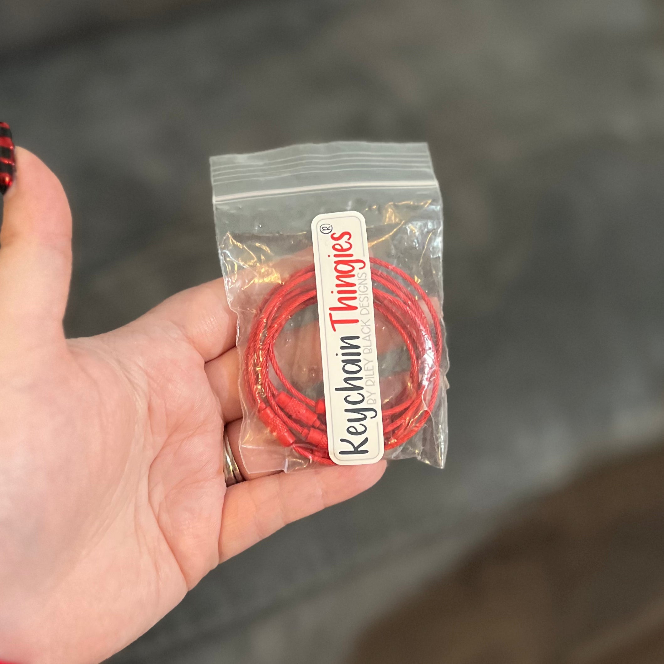 Wire Cable Keychain Thingie