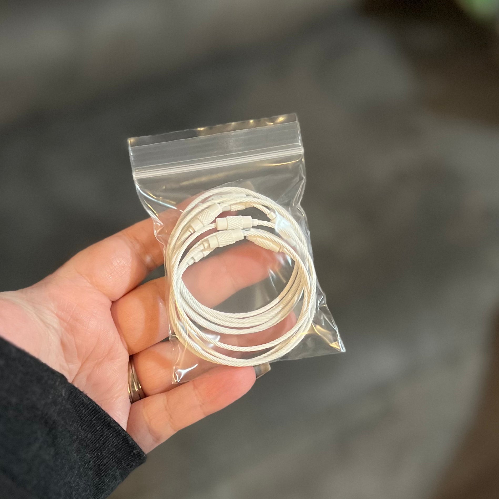 Wire Cable Keychain Thingie