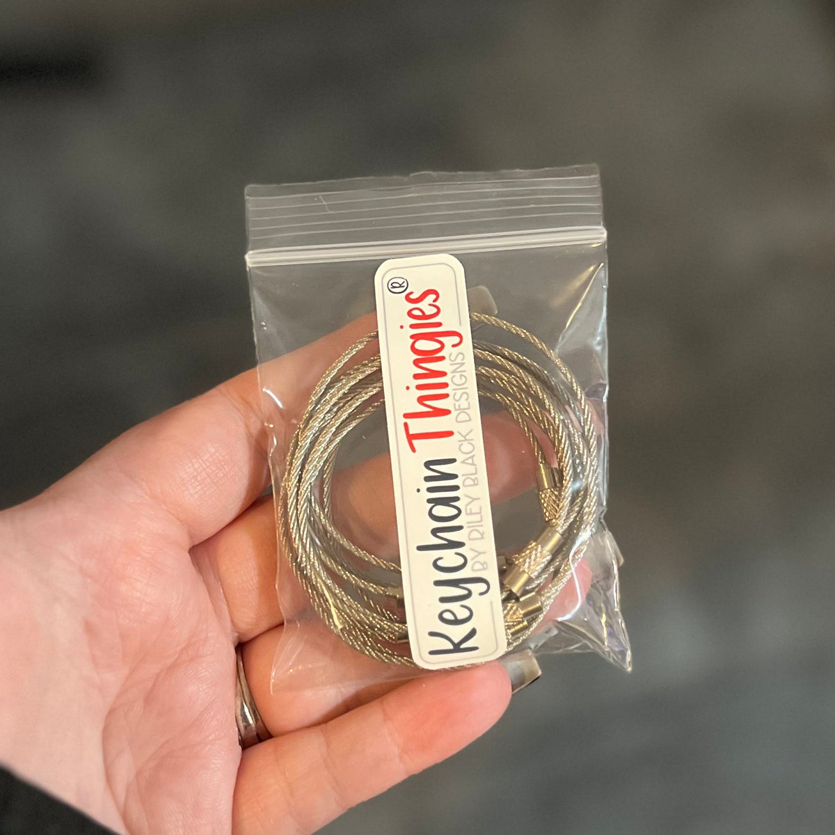 Wire Cable Keychain Thingie