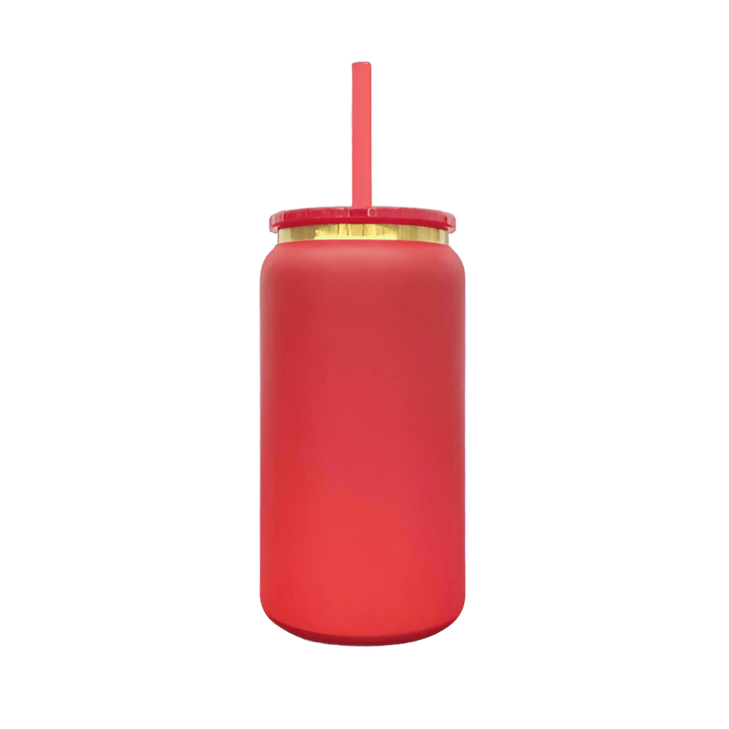 16oz Gold Plated Tumbler - Red