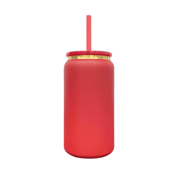 16oz Gold Plated Tumbler - Red