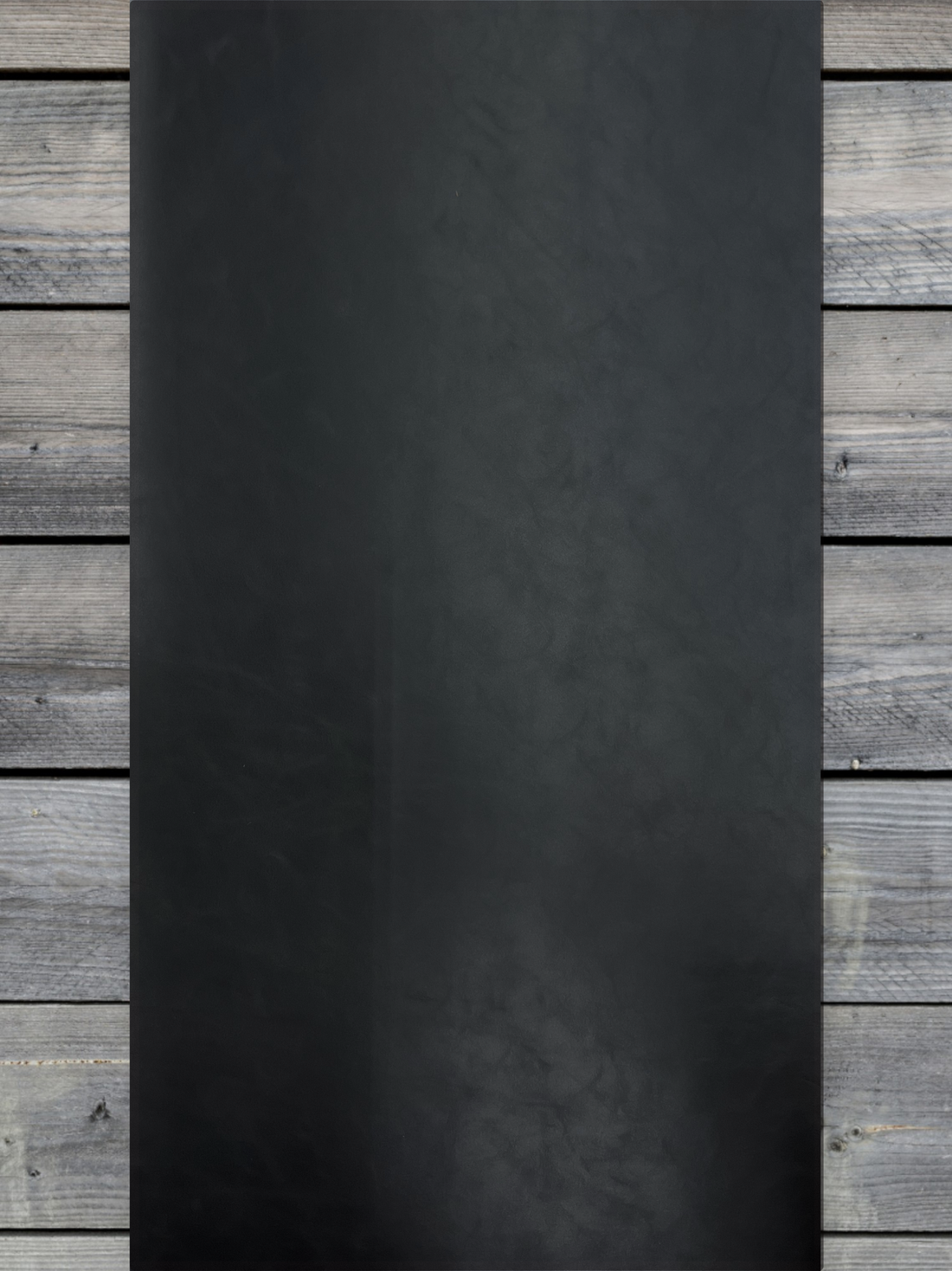 NO-FOAM Heritage Collection Black/Silver Durra-Bull Leatherette Sheets (12x24)