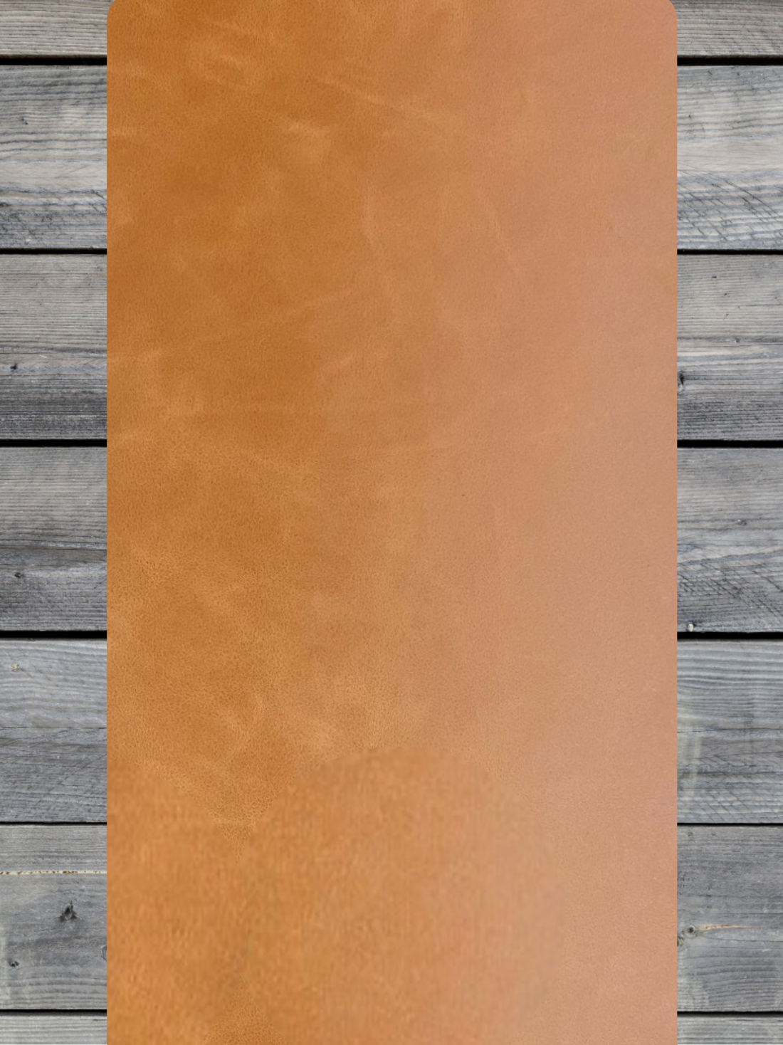 NO-FOAM Heritage Collection Buckskin/Black Durra-Bull Leatherette Sheets (12x24)