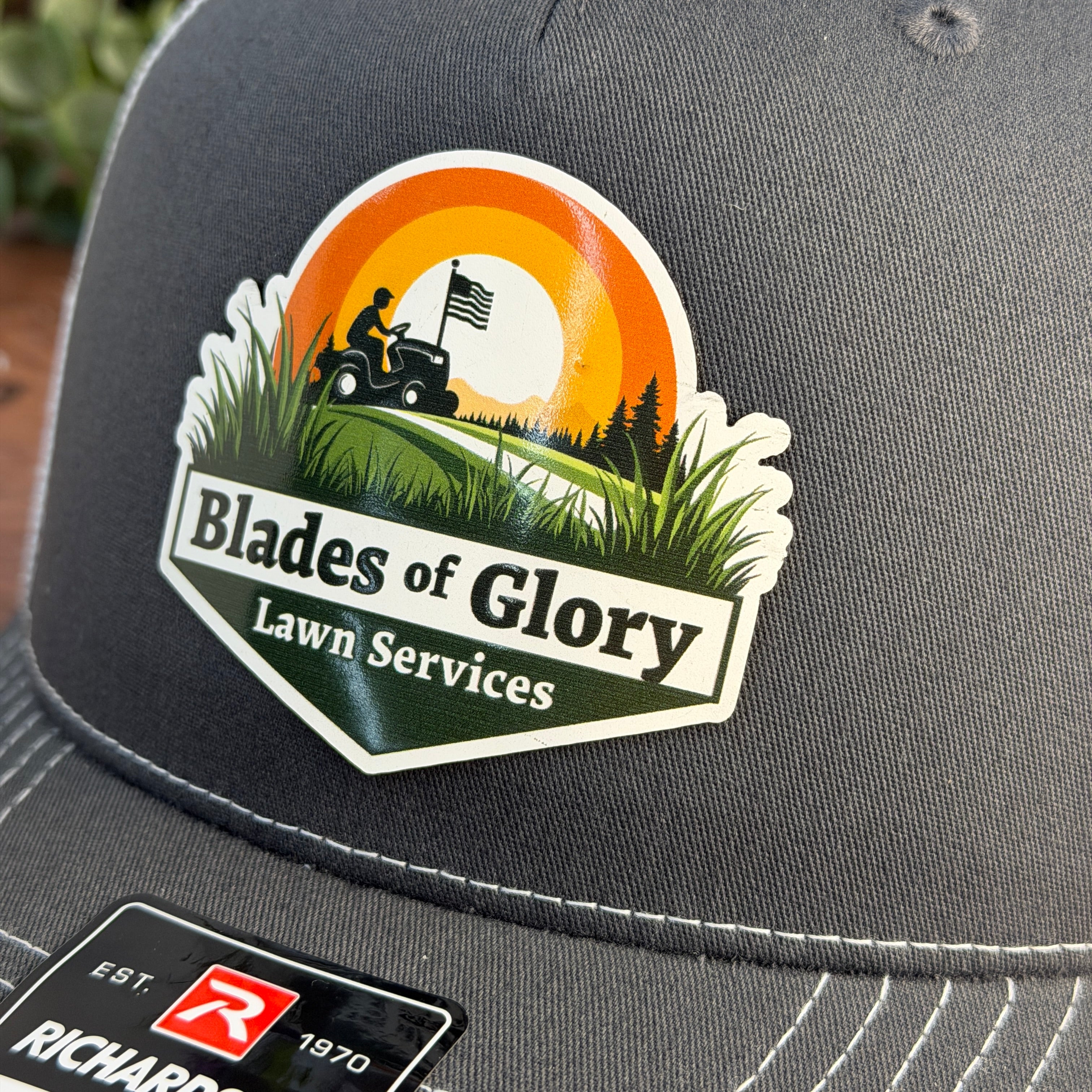 Custom UV Printed Leatherette Hat Patches | Wholesale