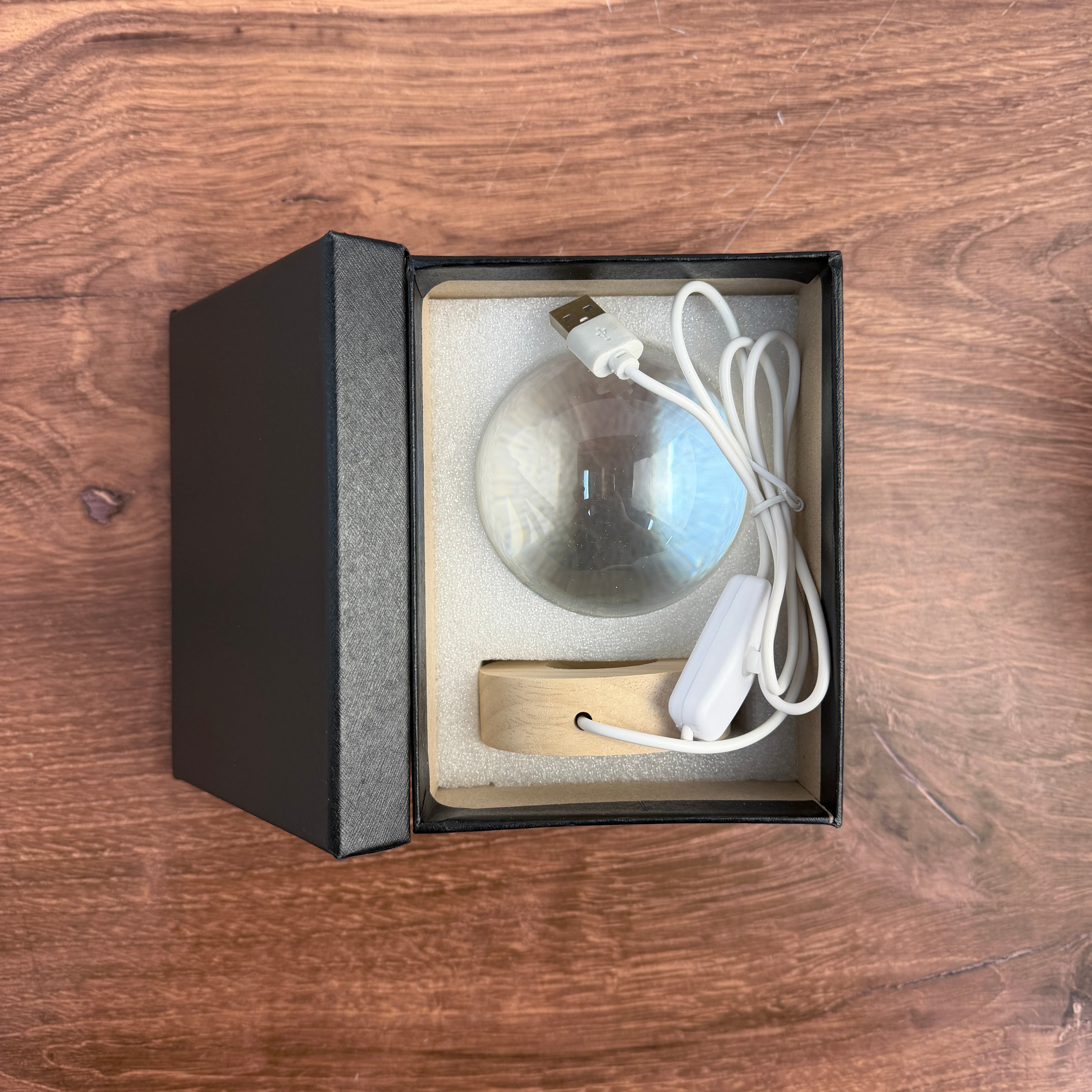 K9 Crystal With LED Base & Gift Box - 80mm Sphere