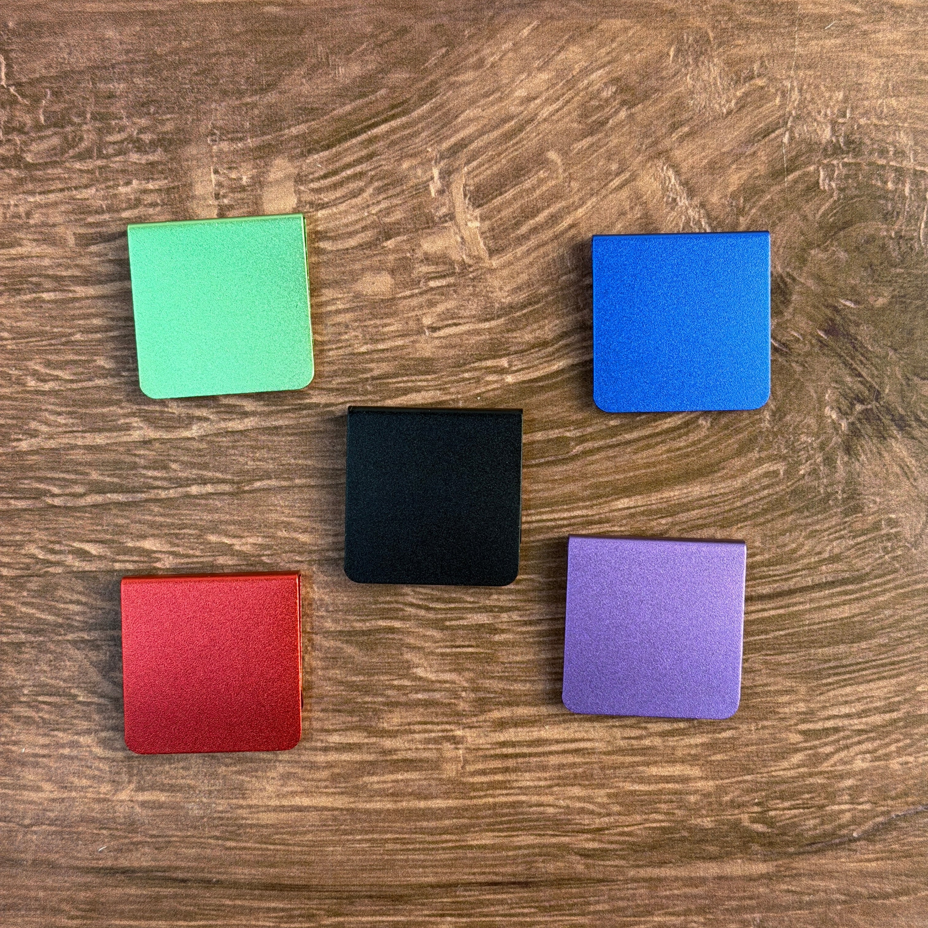 Anodized Aluminum Hat Clips for Laser Engraving | Red