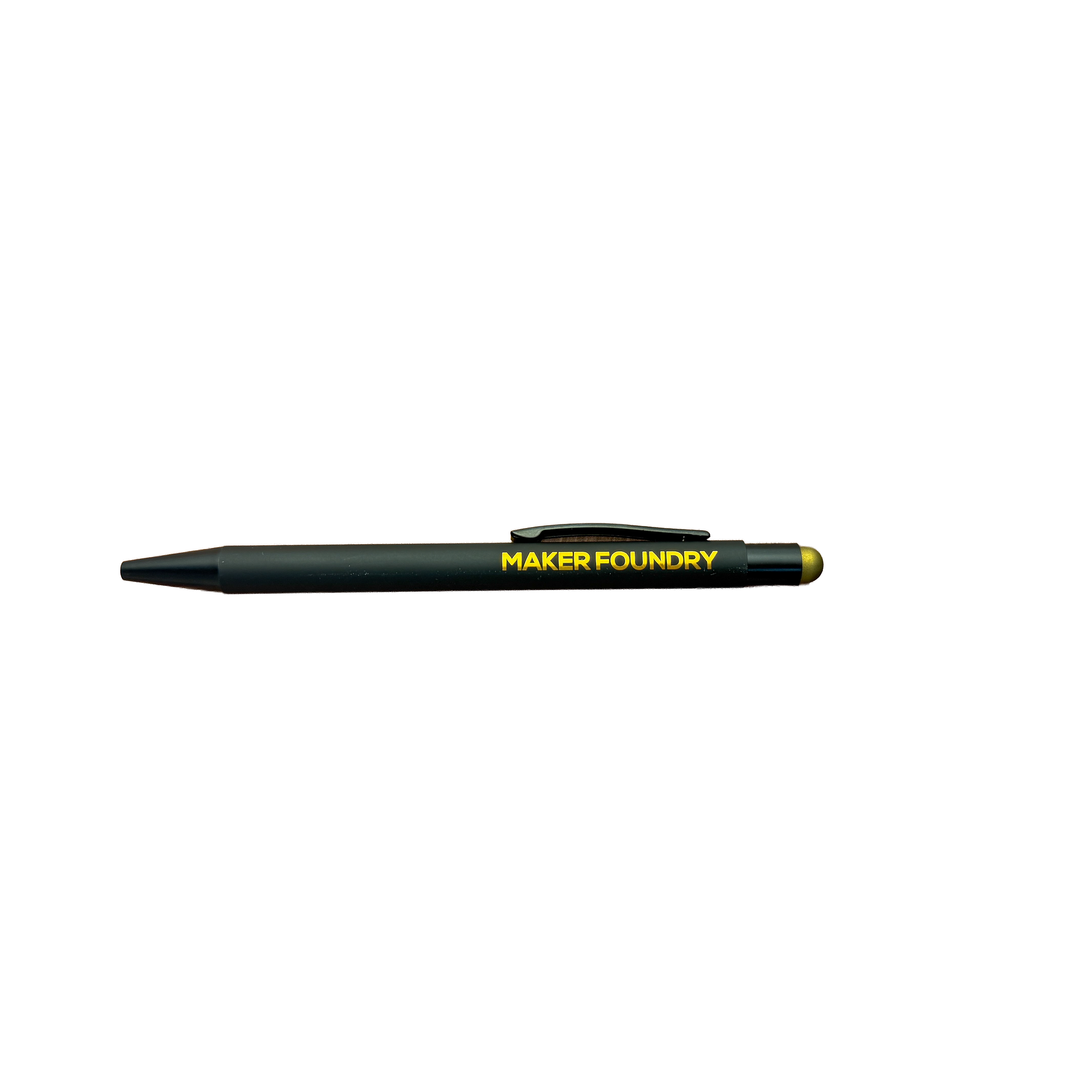Soft Touch Engraving Pen with Stylus - Gold | Laser Engraving Blank
