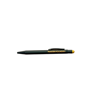 Soft Touch Engraving Pen with Stylus - Copper | Laser Engraving Blank