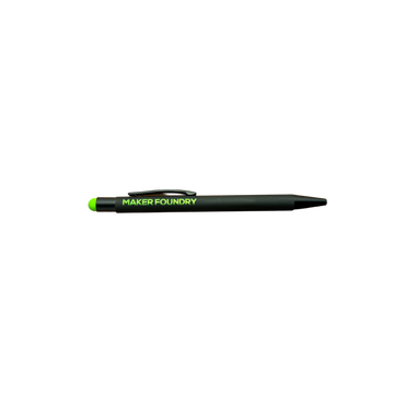 Soft Touch Engraving Pen with Stylus - Light Green | Laser Engraving Blank