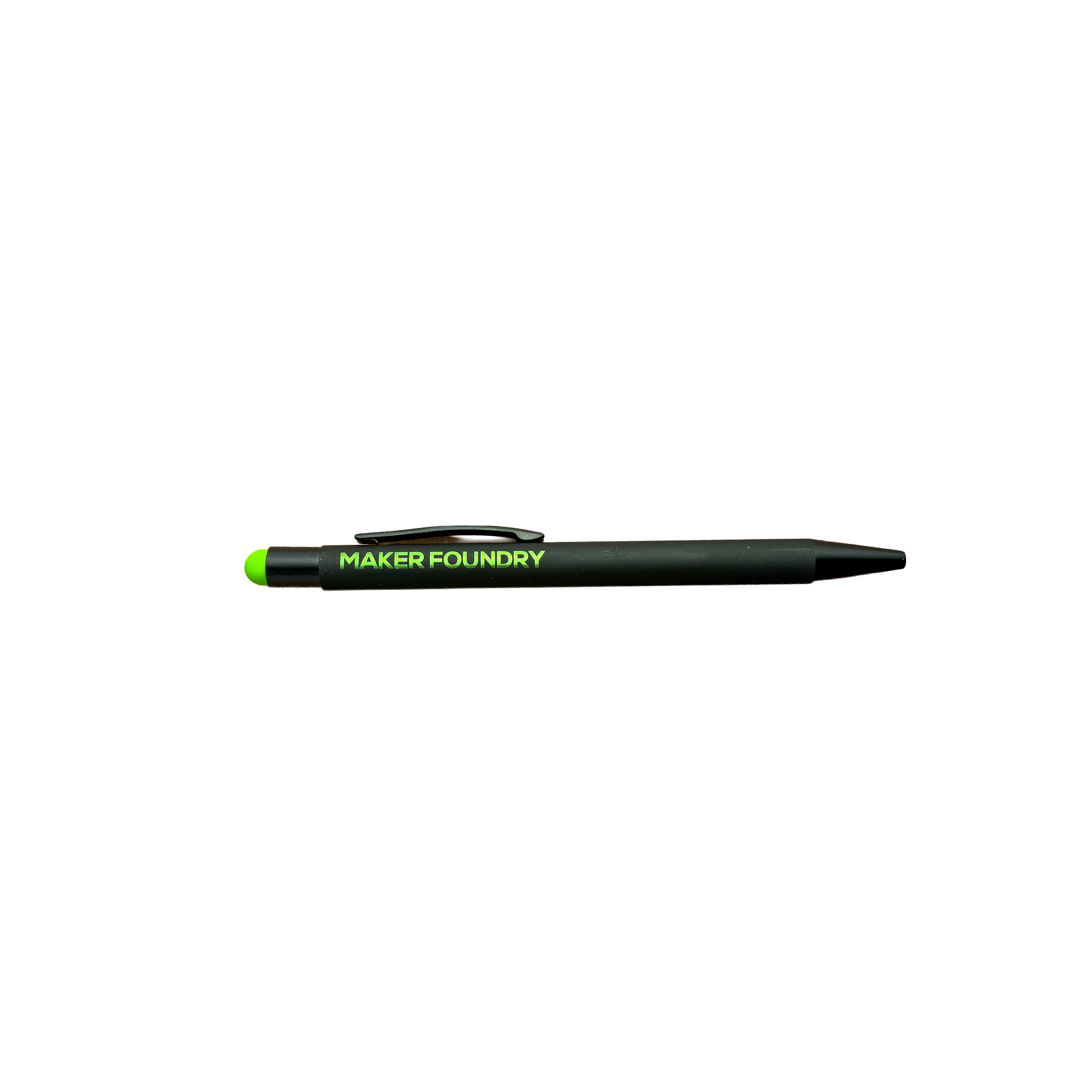 Soft Touch Engraving Pen with Stylus - Light Green | Laser Engraving Blank