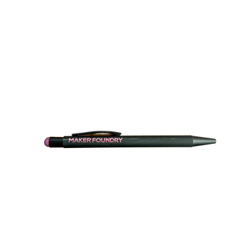Soft Touch Engraving Pen with Stylus - Fucshia | Laser Engraving Blanks