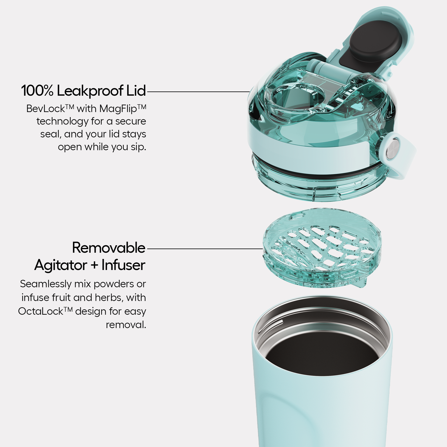 BrüMate 25oz MultiShaker - Nightfall Blue