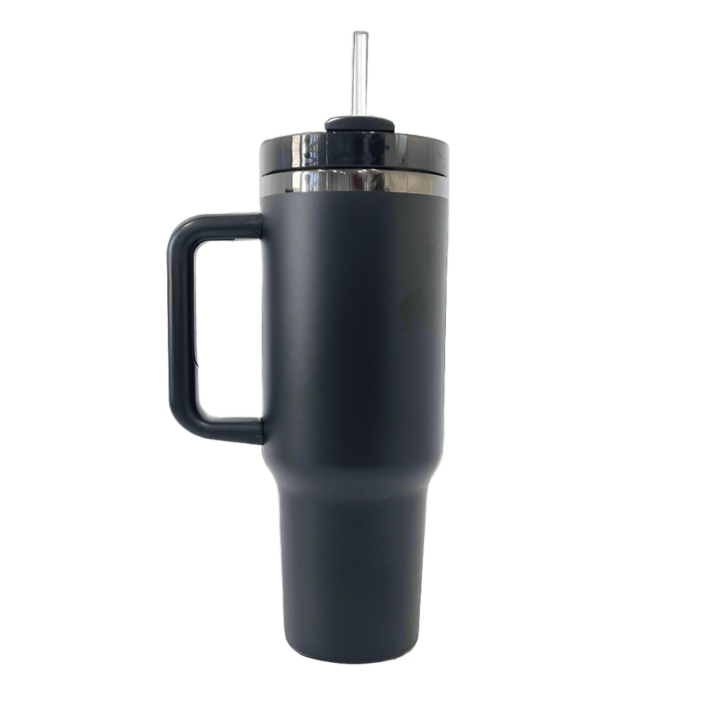 40oz Mirror Black Plated Tumbler - Black