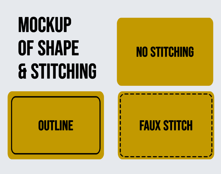 Rounded Rectangle Blank Pre-Cut Leather Patches for Laser Engraving | Heat Press Ready