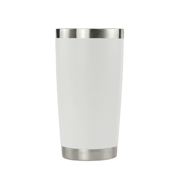 20oz Stainless Tumbler - White