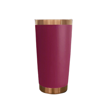 20oz Copper Plated Tumbler - Maroon