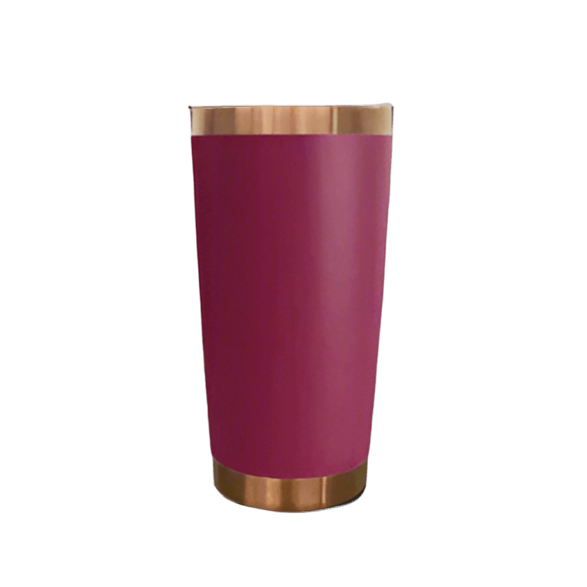 20oz Copper Plated Tumbler - Maroon