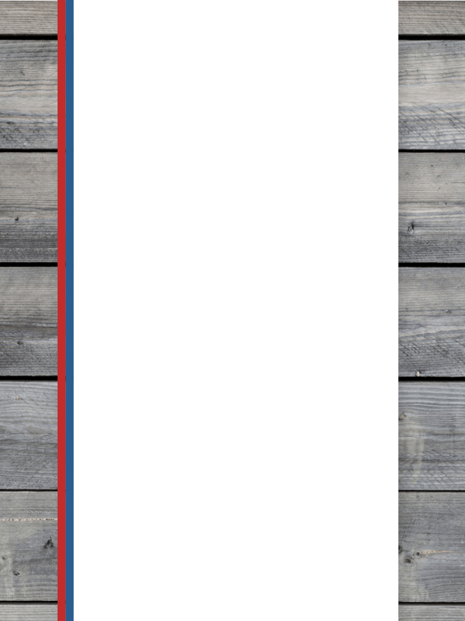 Acrylic: Red / White / Blue TriLayer Durra-Bull™ Laserable Panels (12"x24")