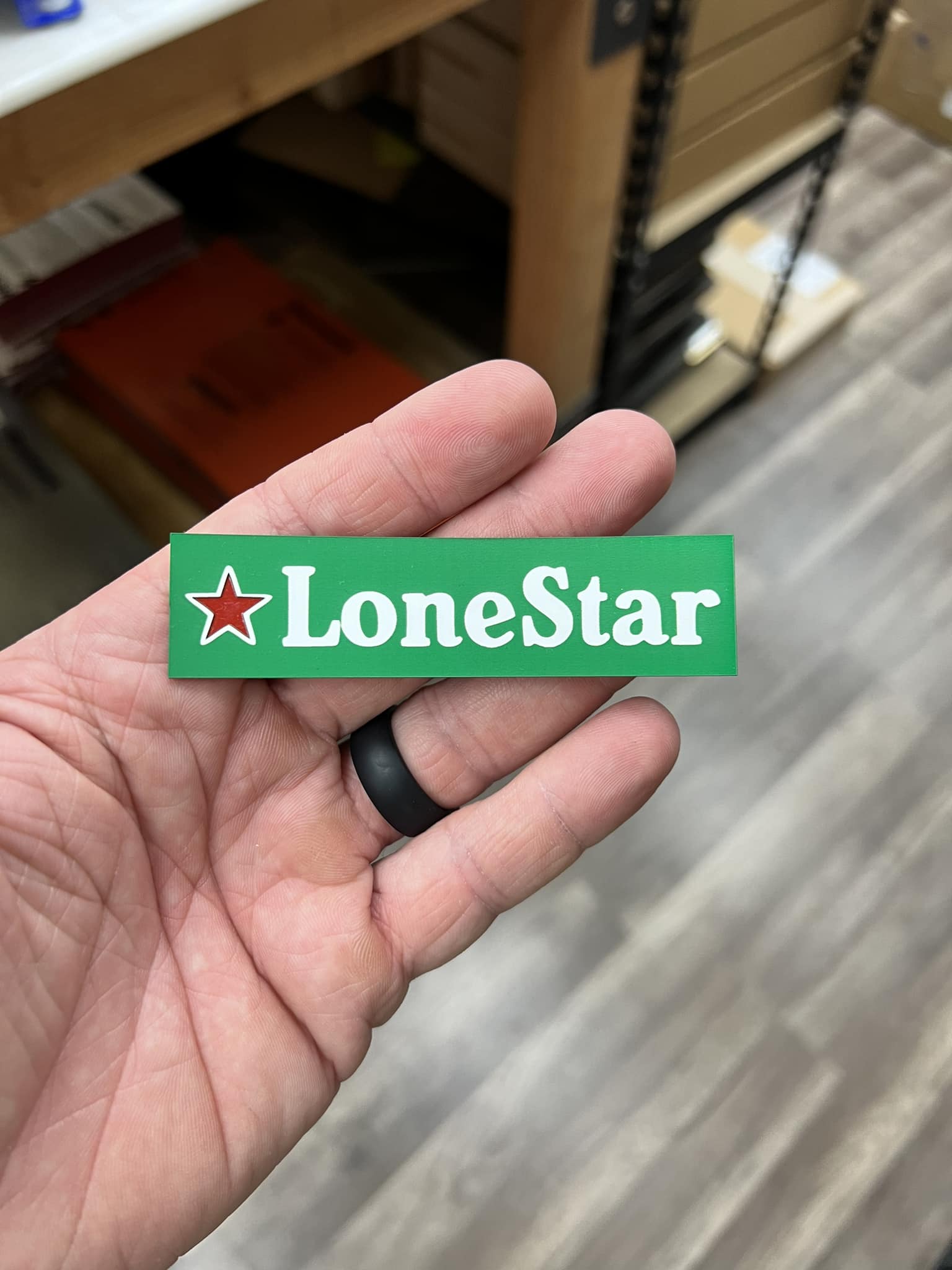 Acrylic: White / Green / Red TriLayer Durra-Bull™ Laserable Panels (12"x24")