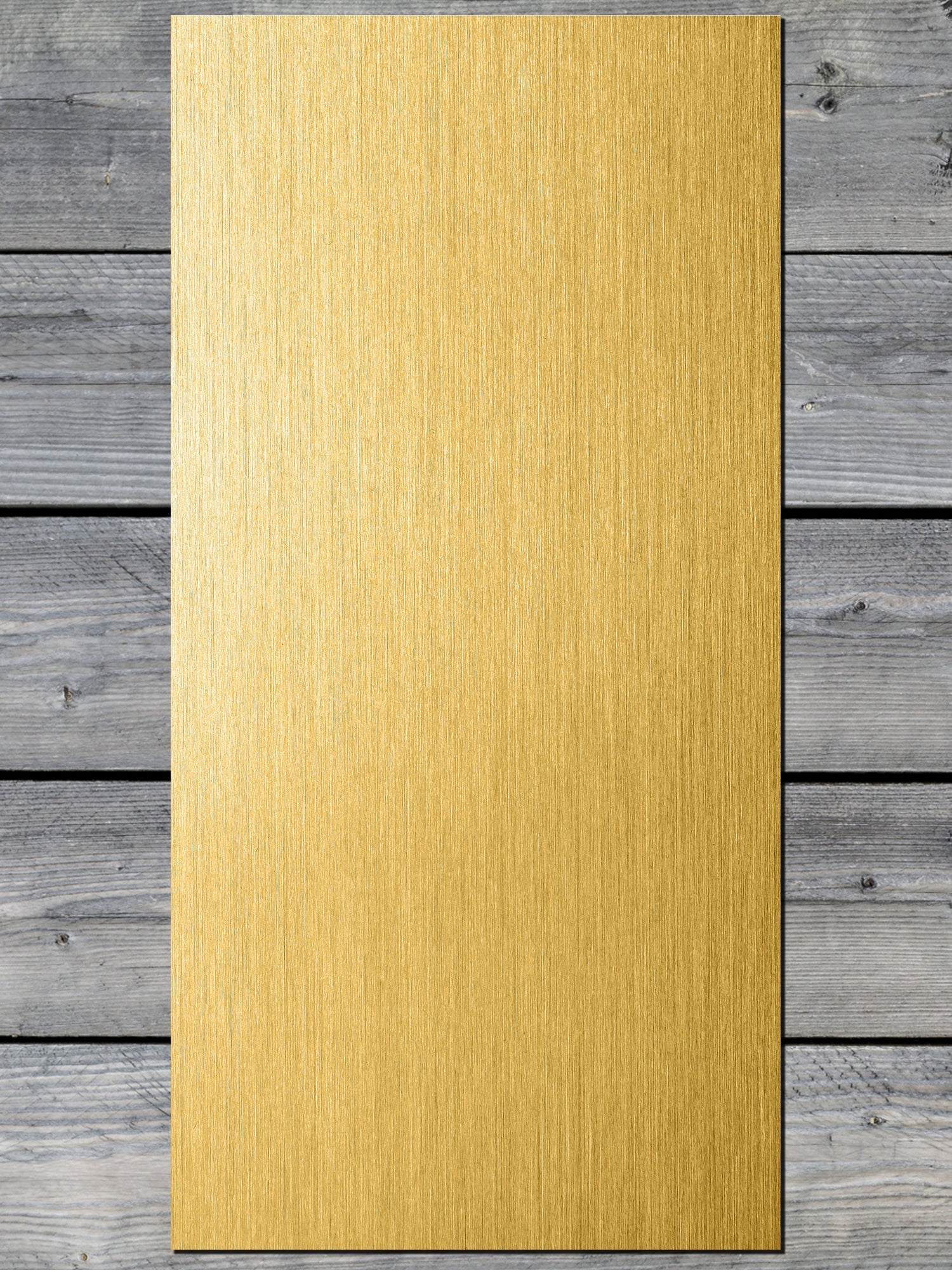 Acrylic: Brushed Antique Gold / Red Durra-Bull™ Laserable Panels (12"x24")