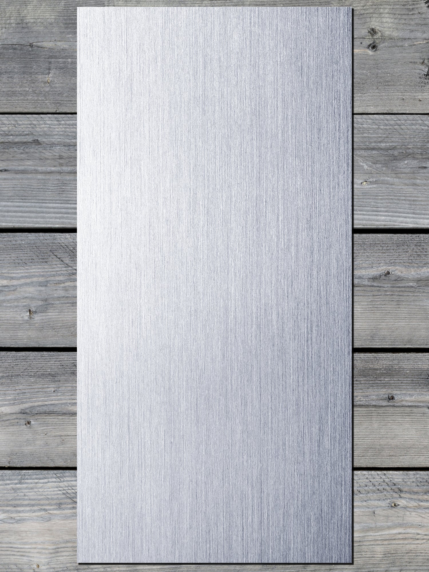 Acrylic: Brushed Nickel / Black Durra-Bull™ Laserable Panels (12"x24")