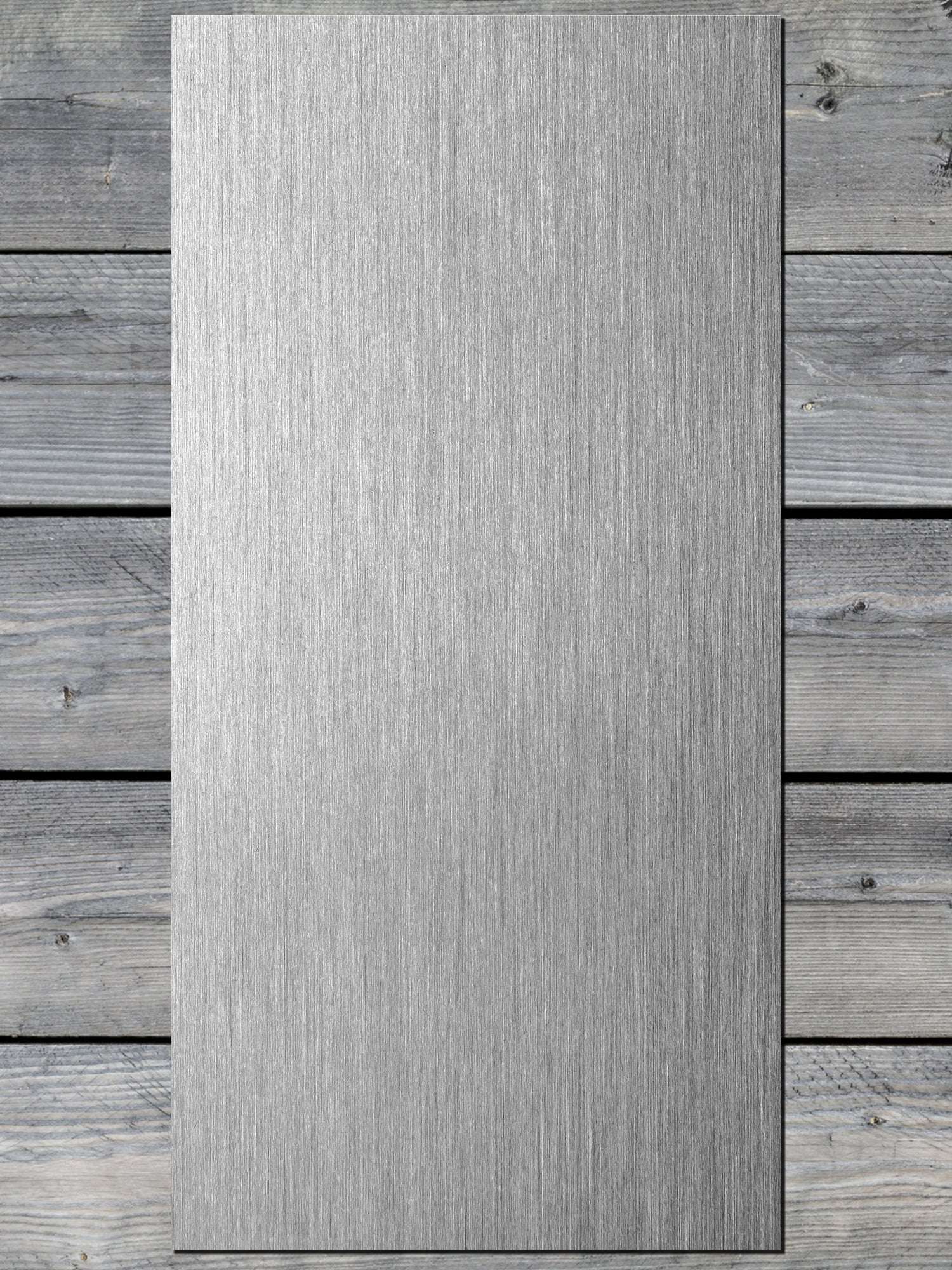 Acrylic: Brushed Stainless / Blue Durra-Bull™ Laserable Panels (12"x24")