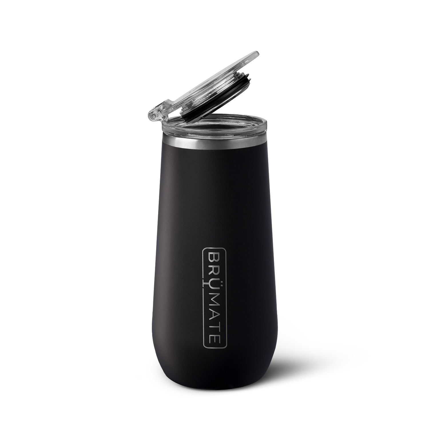 BrüMate 12oz Champagne Flute - Matte Black