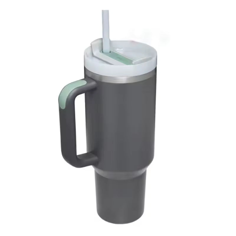 40oz Stainless Steel Tumbler - Charcoal