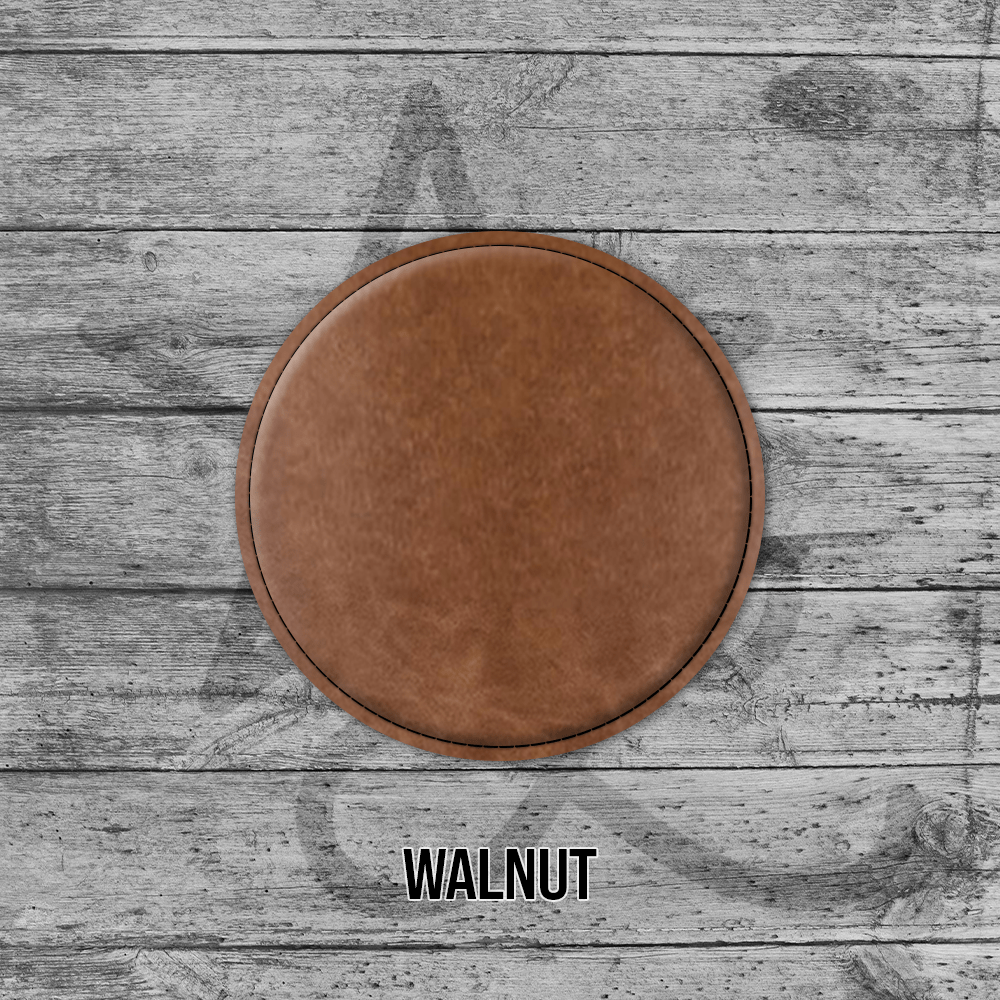 Coasters (6pk of 4" Circle): Heritage Collection Premium Leatherette®