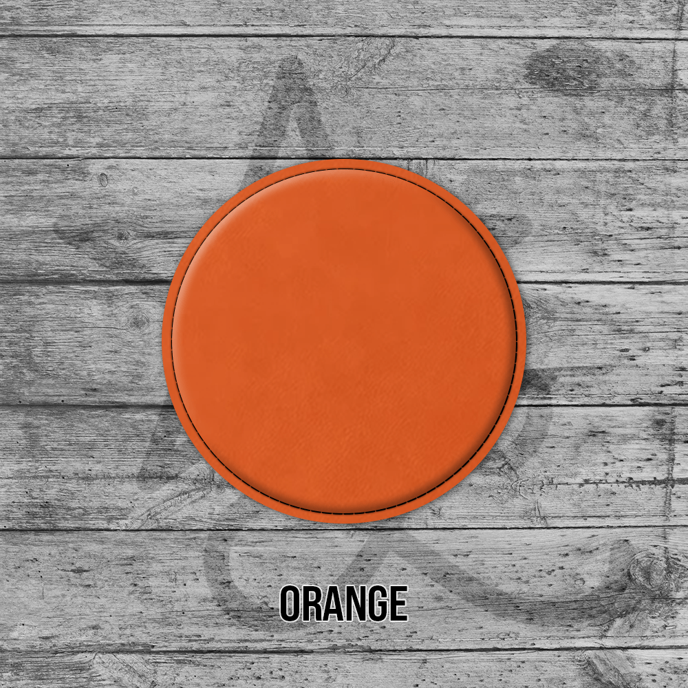 Coasters (6pk of 4" Circle): Heritage Collection Premium Leatherette®