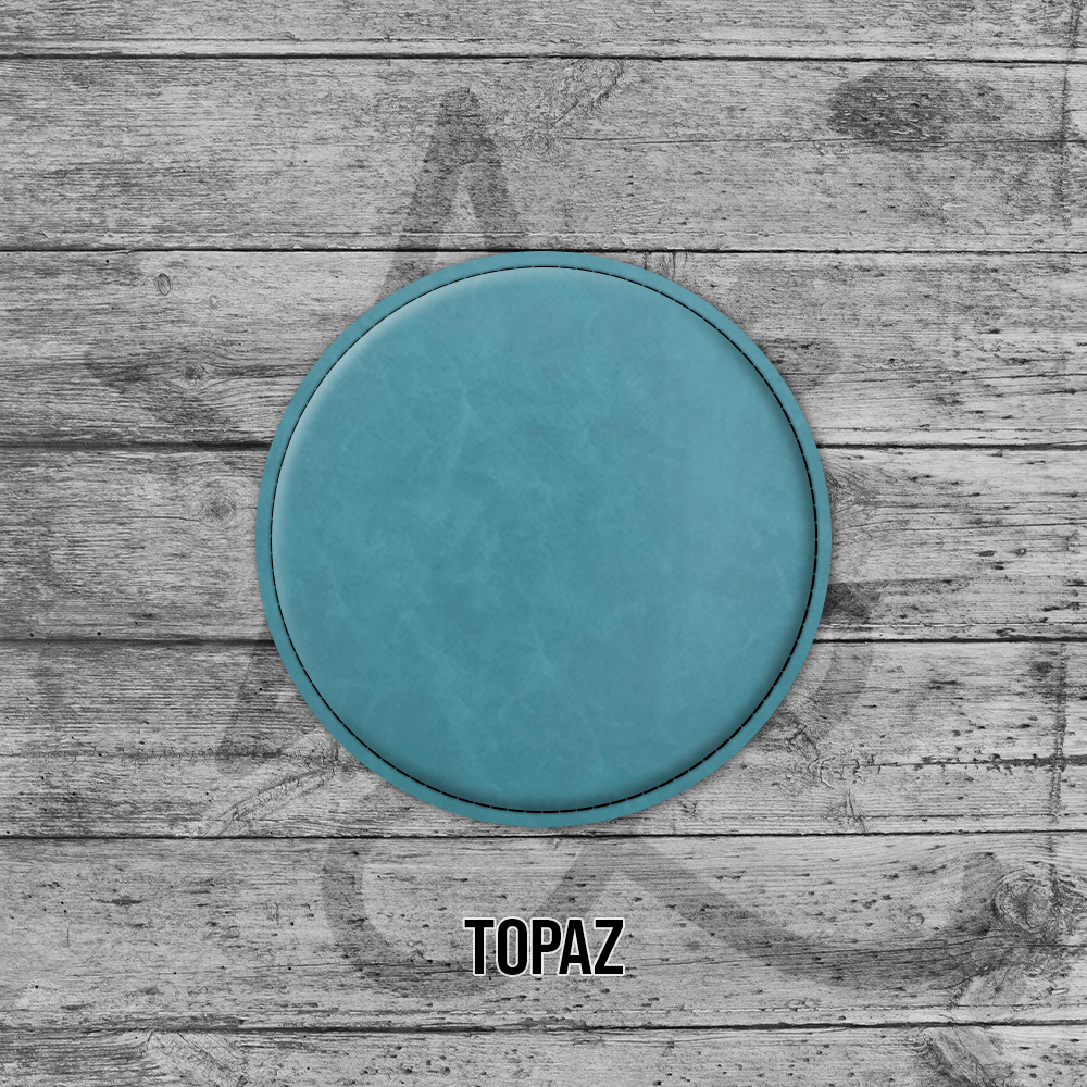 Coasters (6pk of 4" Circle): Heritage Collection Premium Leatherette®