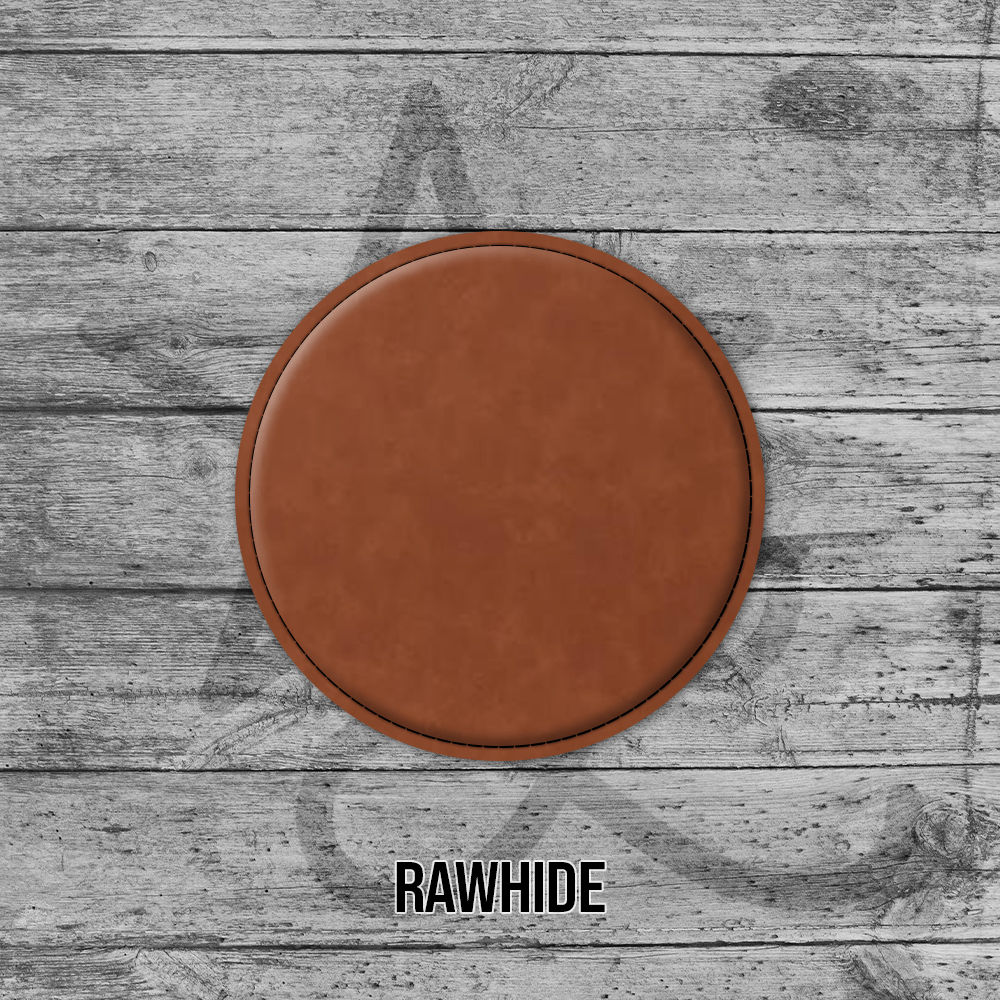 Coasters (6pk of 4" Circle): Heritage Collection Premium Leatherette®