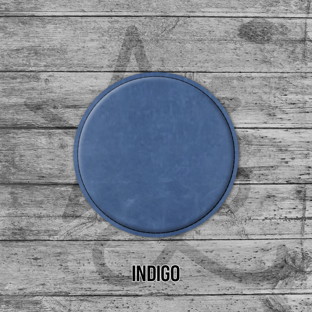 Coasters (6pk of 4" Circle): Heritage Collection Premium Leatherette®