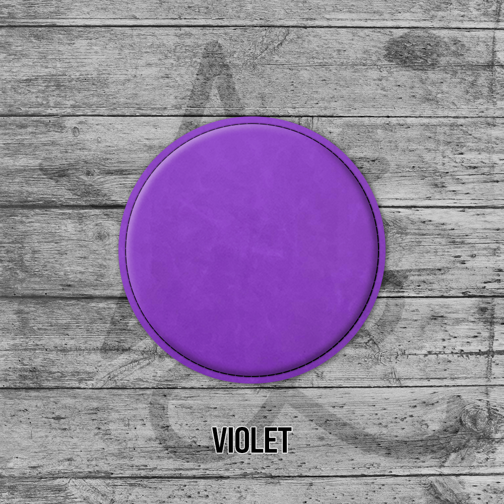 Coasters (6pk of 4" Circle): Heritage Collection Premium Leatherette®