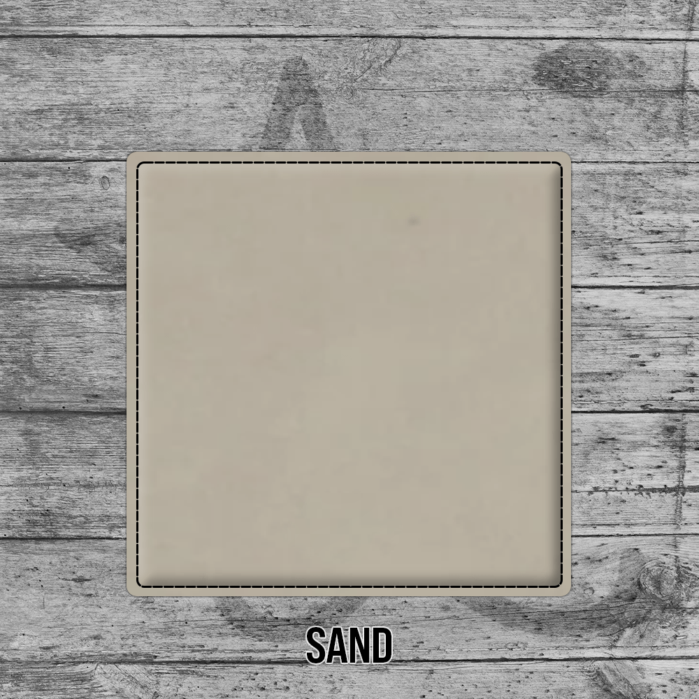 Coasters (6pk of 4" Square): Heritage Collection Premium Leatherette®
