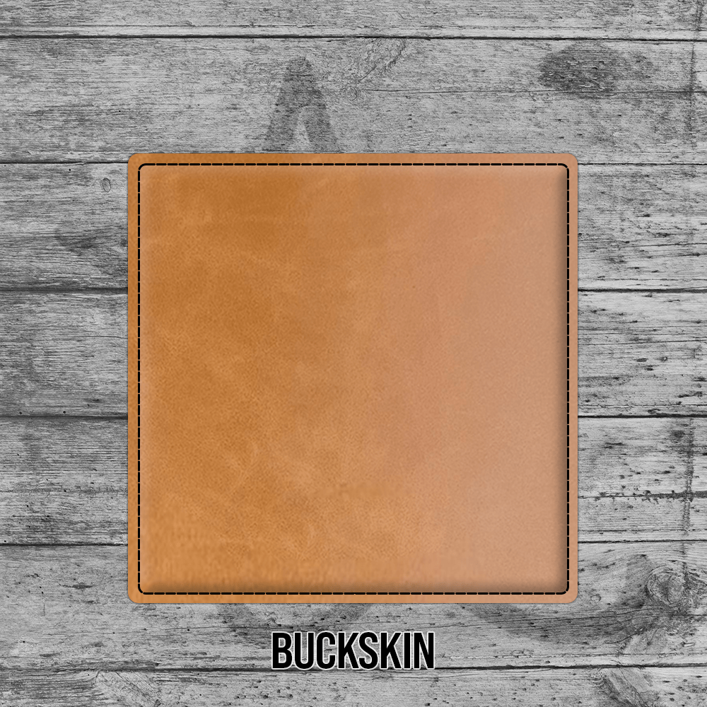 Coasters (6pk of 4" Square): Heritage Collection Premium Leatherette®