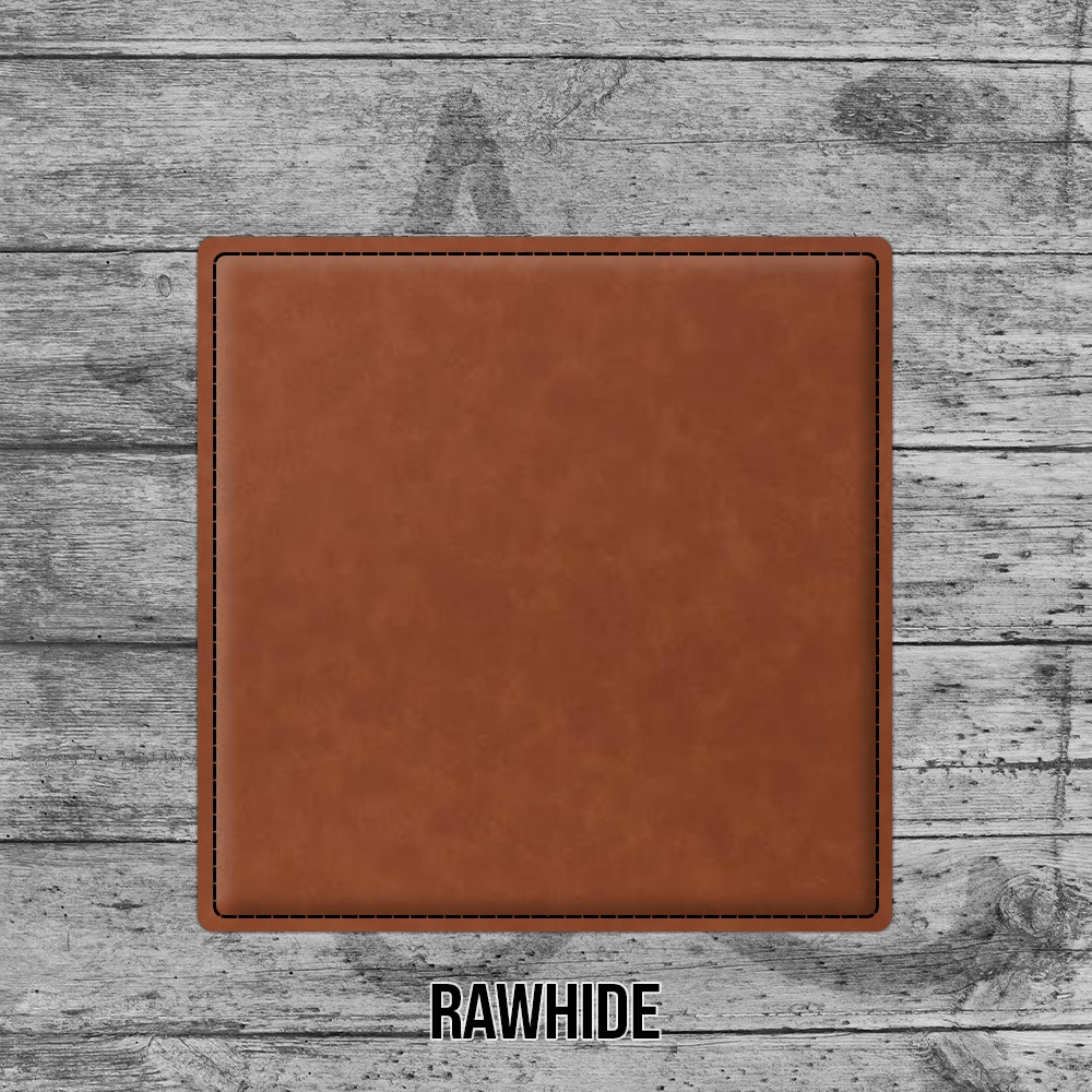 Coasters (6pk of 4" Square): Heritage Collection Premium Leatherette®