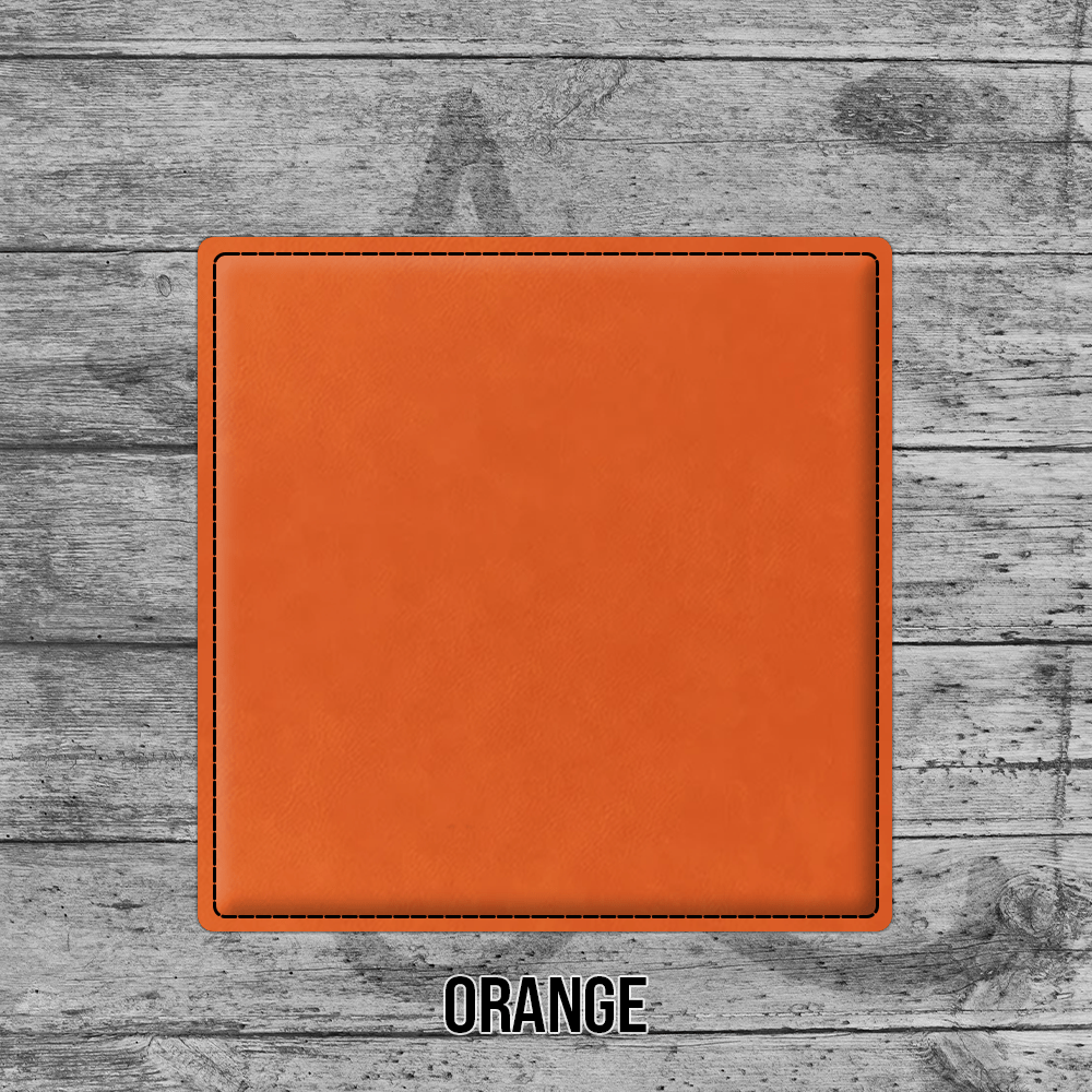 Coasters (6pk of 4" Square): Heritage Collection Premium Leatherette®