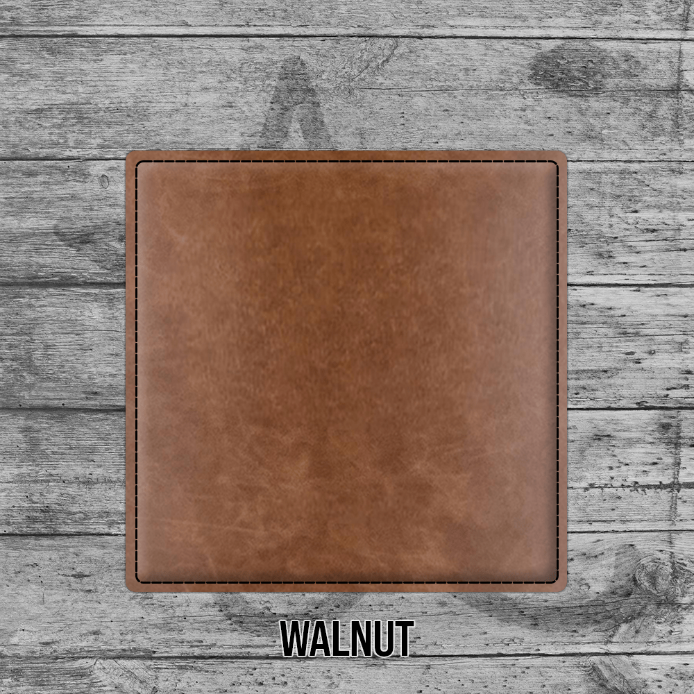 Coasters (6pk of 4" Square): Heritage Collection Premium Leatherette®