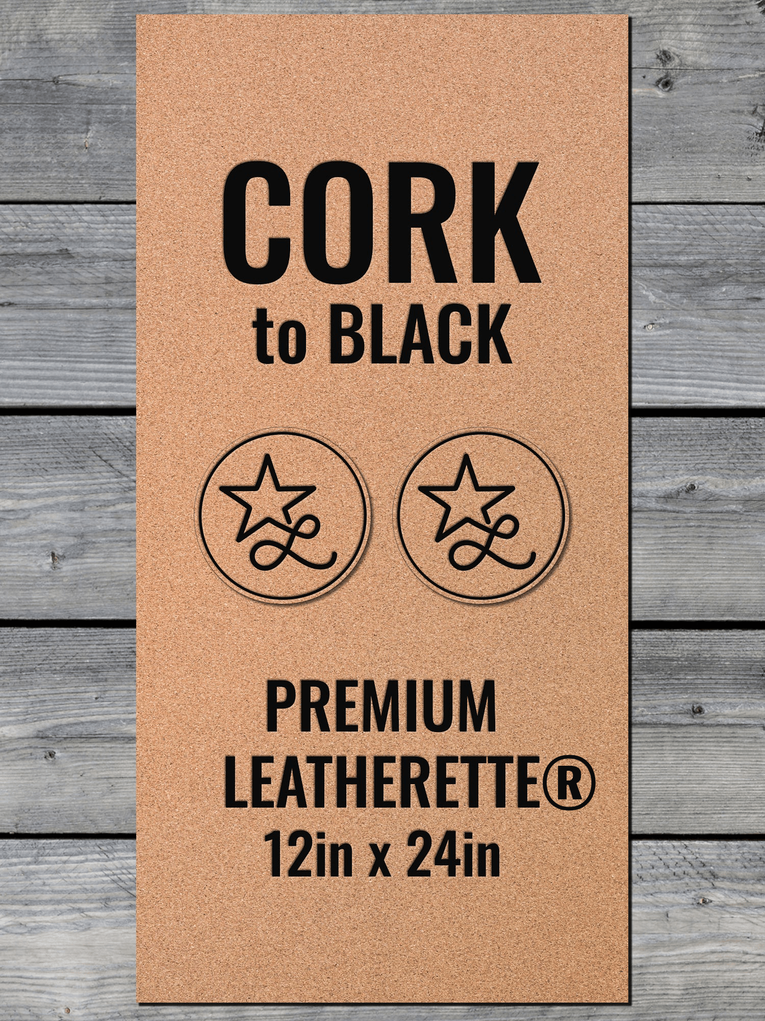 Cork Durra-Bull Premium Leatherette® Sheets (12x24)