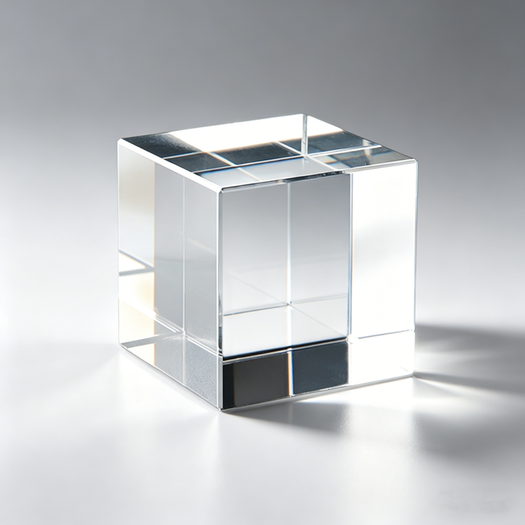 K9 Crystal With LED Base & Gift Box - 80mm Cube