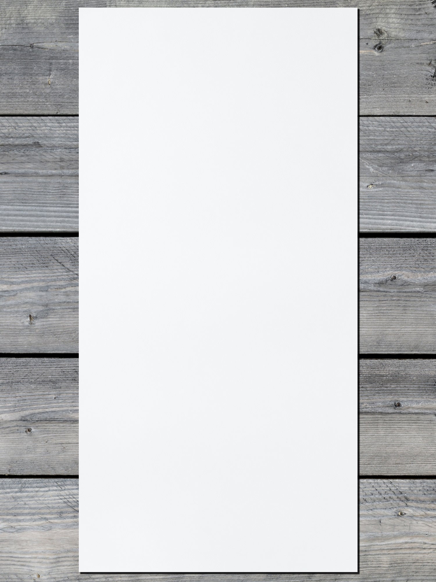 Glossy White / Black Durra-Bull Premium Leatherette® Sheets (12x24)
