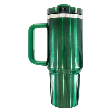 40oz Stainless Steel Tumbler - Metallic Green