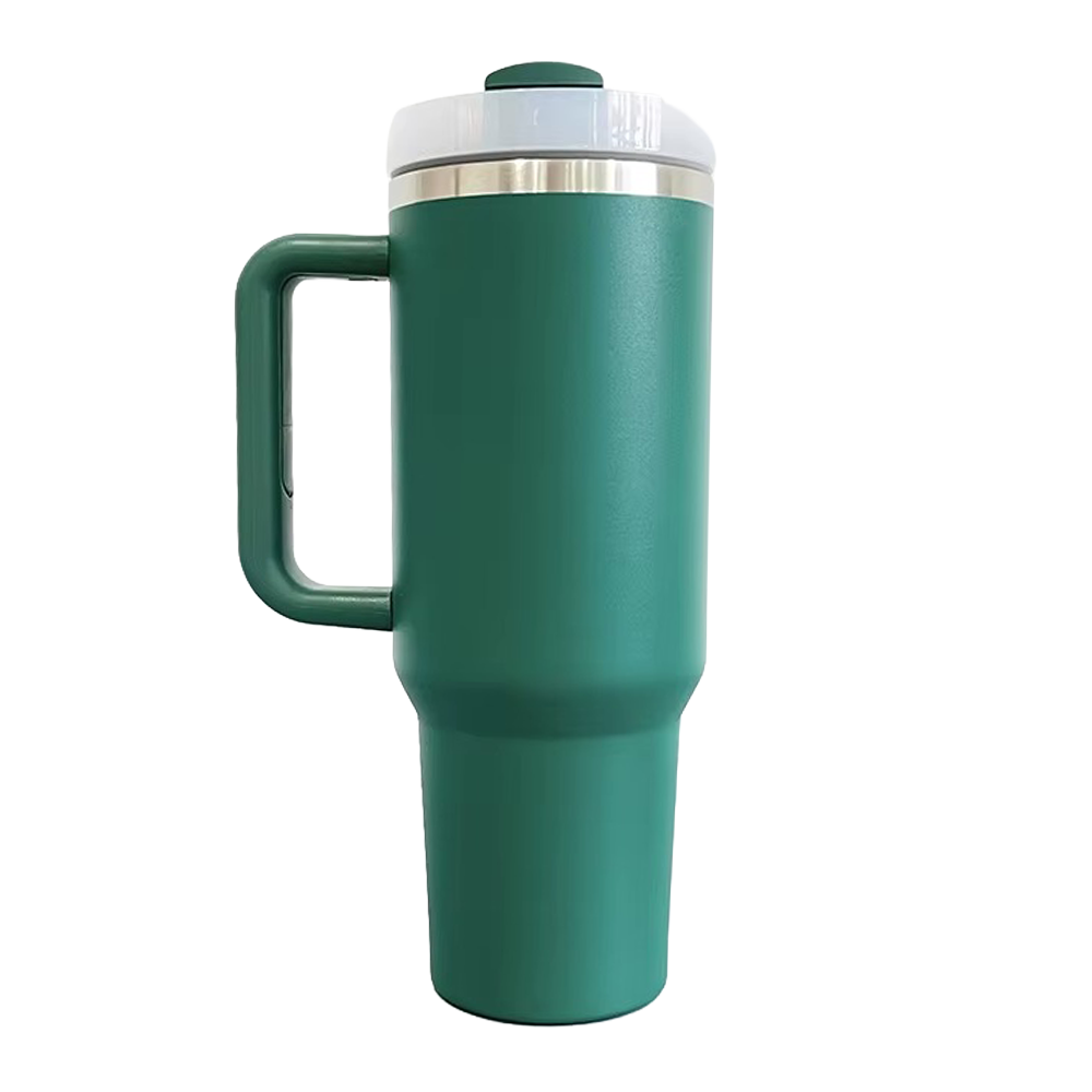 40oz Stainless Steel Tumbler - Green