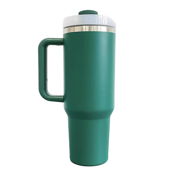 40oz Stainless Steel Tumbler - Green